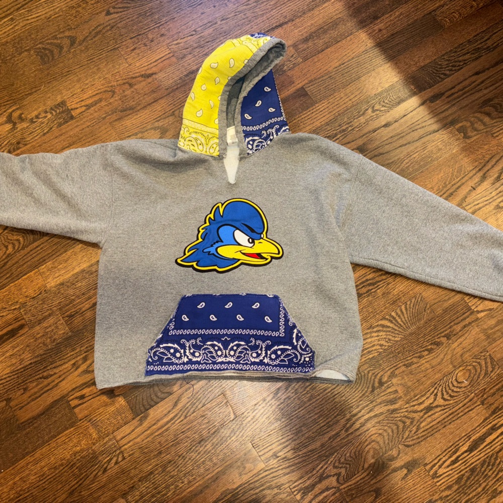 University of Delaware Custom vintage L hoodie
